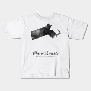 Massachusetts state map Kids T-Shirt